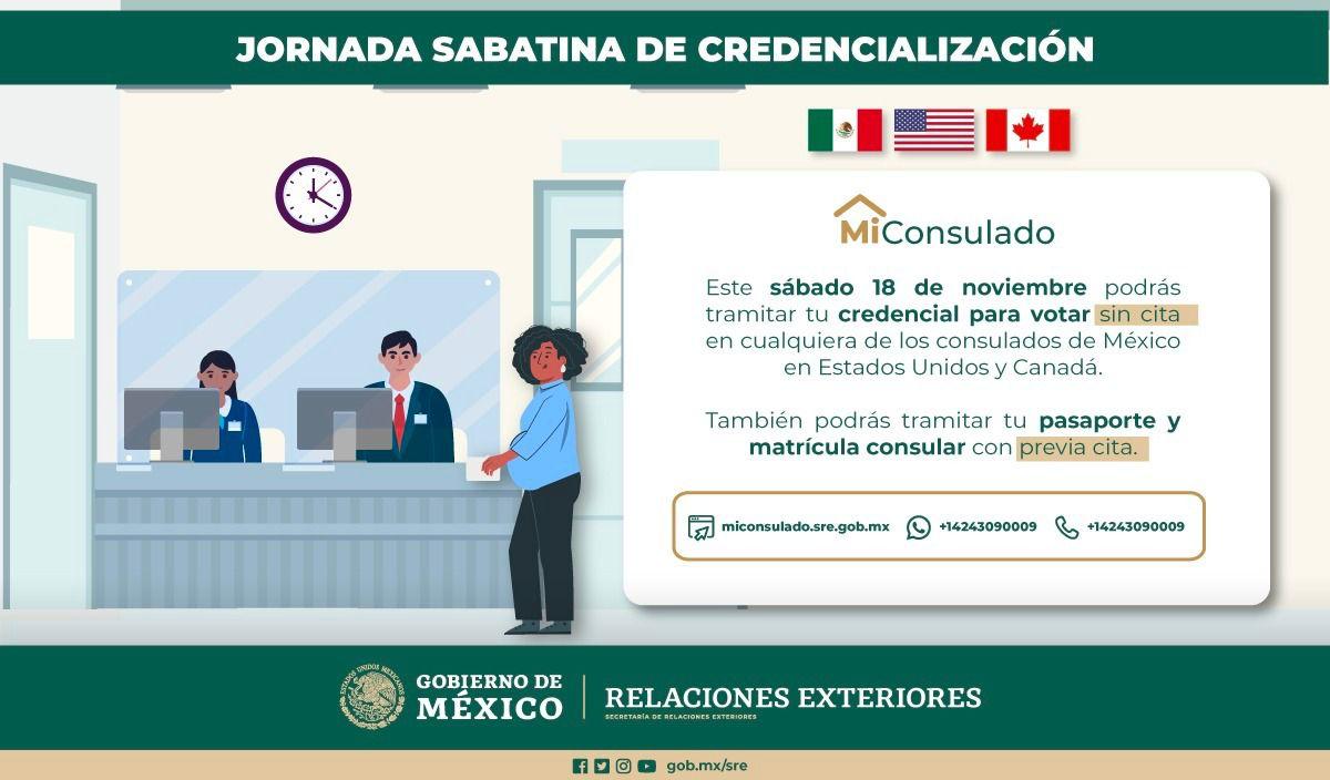 El Consulado de México en Nogales, Arizona anuncia jornada sabatina de